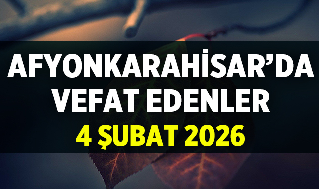 Afyon Cenaze İlanı: Kenar Ailesinin Acı Günü