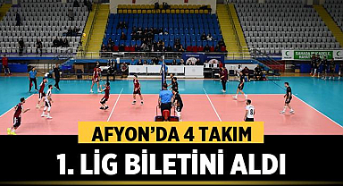 Afyon’da 4 Takım 1. Lig Biletini Aldı