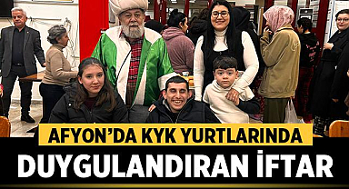 Afyon’da KYK Yurtlarında Duygulandıran İftar