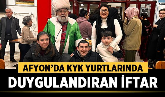 Afyon’da KYK Yurtlarında Duygulandıran İftar