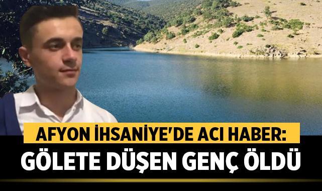 Afyon İhsaniye'de acı haber: Atıyla arazide gezerken gölete düşen genç öldü