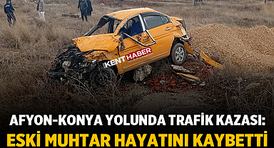 Afyon-Konya yolunda Trafik Kazası: Eski Muhtar Karamoçu Hayatını Kaybetti
