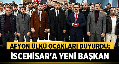 Afyon Ülkü Ocakları Duyurdu: İscehisar'a Yeni Başkan