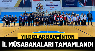 Afyonkarahisar'da Yıldızlar Badminton İl Müsabakaları Tamamlandı