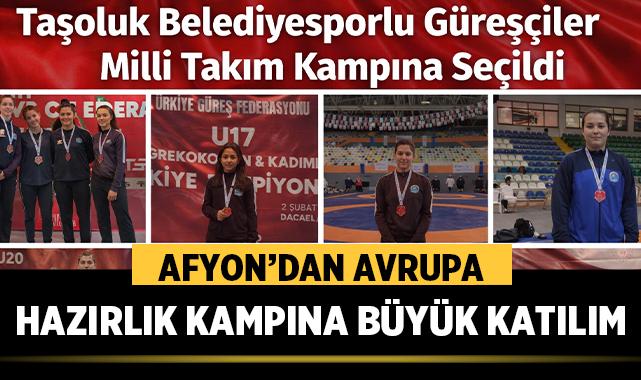 Afyonlu Sporcular Milli Takım Kampına Seçildi