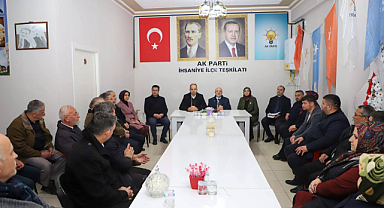 AK Parti İhsaniye İlçe Başkanlığı için temayül yoklaması yapıldı