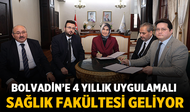 Bolvadin’e 4 yıllık uygulamalı sağlık fakültesi geliyor