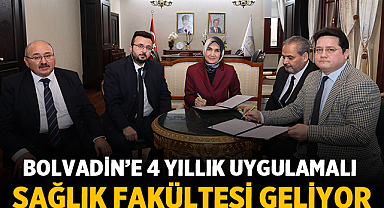 Bolvadin’e 4 yıllık uygulamalı sağlık fakültesi geliyor