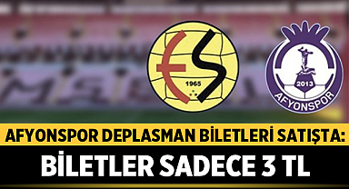 Eskişehir'den Afyonspor'a Jest! Biletler Sadece 3 TL