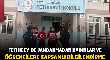 Fethibey’de jandarmadan kadınlar ve öğrencilere kapsamlı bilgilendirme