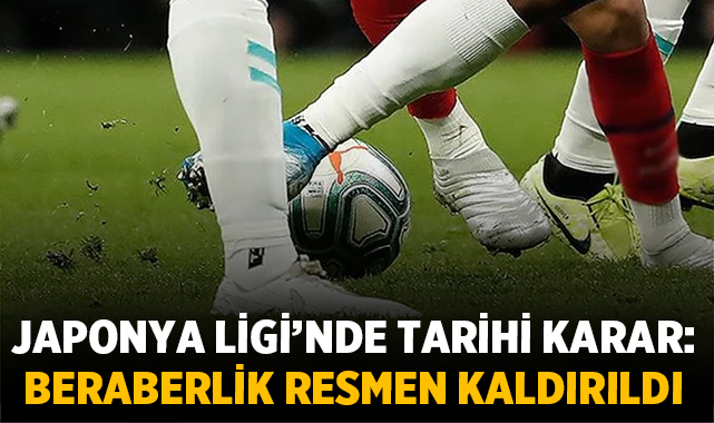 Japonya Ligi’nde tarihi karar: Beraberlik Resmen Kaldırıldı