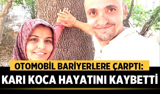 Karaman-Konya Yolunda Otomobil Bariyerlere Çarptı: Karı Koca Hayatını Kaybetti