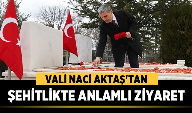 Vali Aktaş Afyonkarahisar Şehitlerini Yad Etti