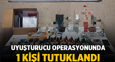 Afyon’da uyuşturucu operasyonunda 1 kişi tutuklandı