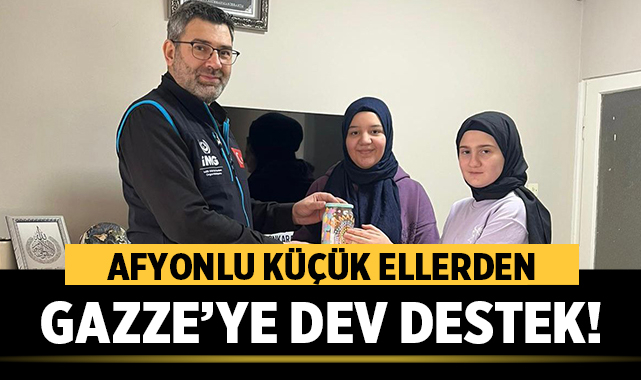 Afyonlu Küçük Ellerden Gazze'ye Dev Destek!