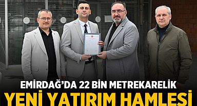 Emirdağ’da 22 Bin Metrekarelik Yeni Yatırım Hamlesi