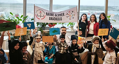 AFSÜ Hastanesine miniklerden anlamlı ziyaret