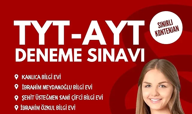 Afyon’da ücretsiz TYT ve AYT deneme sınavı yapılacak