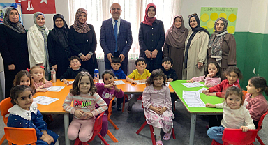 Afyonkarahisar’da 4-6 Yaş Kur’an Kursu Öğrencilerinden Sergi Açılışı