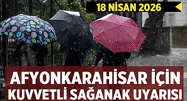 Afyonkarahisar için kuvvetli sağanak uyarısı: Sıcaklıklar düşecek