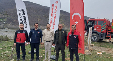 Afyonkarahisar Sultandağı’nda fidan dikim etkinliğine kurumlar destek verdi