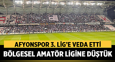 Afyonspor, Altay deplasmanında 2-0 kaybetti ve Bölgesel Amatör Lig’e düştü