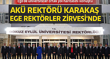 AKÜ Rektörü Karakaş, Ege Rektörler Toplantısı'na Katıldı