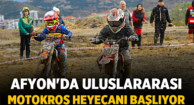 Afyon'da Uluslararası Motokros Heyecanı Başlıyor