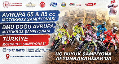 Afyonkarahisar’da Üç Büyük Motokros Şampiyonası Heyecanı Başlıyor