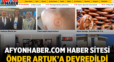Afyonhaber'in Yeni Sahibi Önder Artuk Oldu