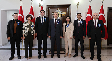 Afyonkarahisar Valisi Aktaş SGK Heyetini Kabul Etti