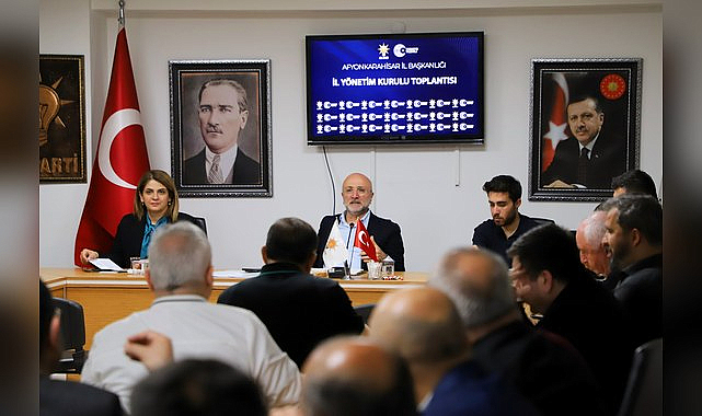 AK Parti Afyonkarahisar İl Yönetim Kurulu toplandı