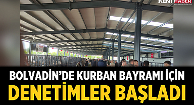 Bolvadin’de Kurban Bayramı İçin Denetimler Başladı