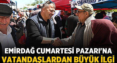 Emirdağ Cumartesi Pazarı'na Vatandaşlardan Büyük İlgi