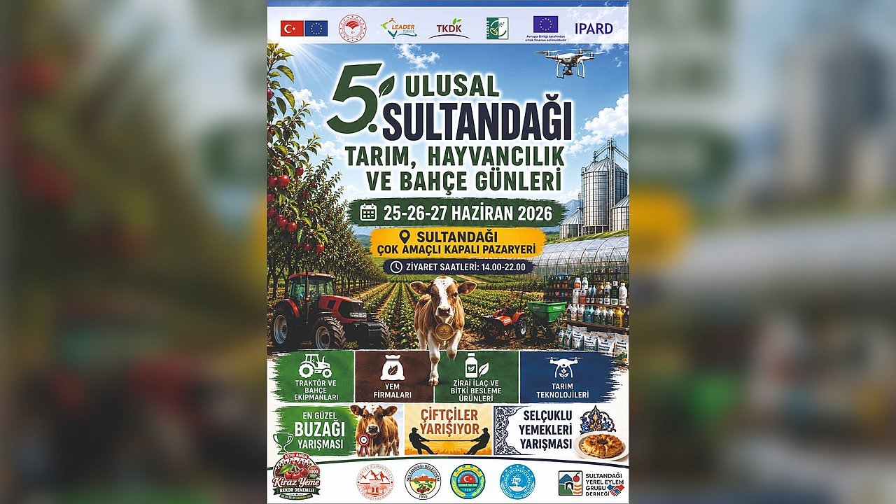 Sultandağı’nda Tarım, Hayvancılık ve Bahçe Günleri 25 Haziran’da başlayacak