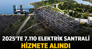 2025’te 7.110 Elektrik Santrali Hizmete Alındı