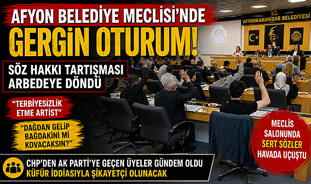 Afyon Belediye Meclisi’nde Gergin Oturum
