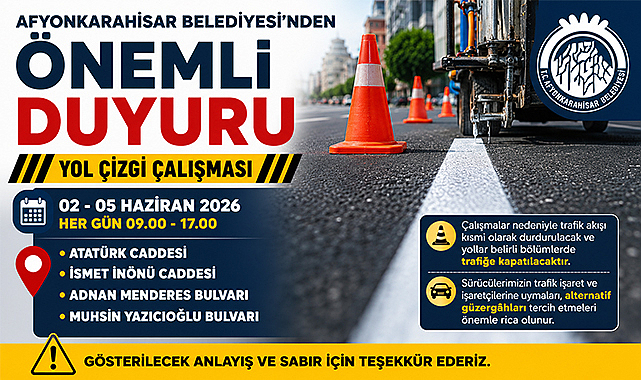 Afyon’da 4 Caddede Trafik Düzenlemesi Yapılacak