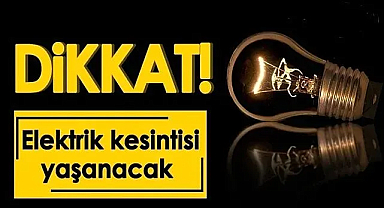 Afyon’da Bugün Elektrik Kesintisi Uygulanacak Bölgeler