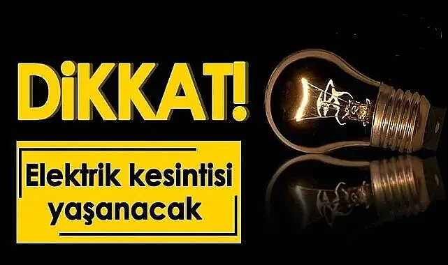 Afyon’da Bugün Elektrik Kesintisi Uygulanacak Bölgeler