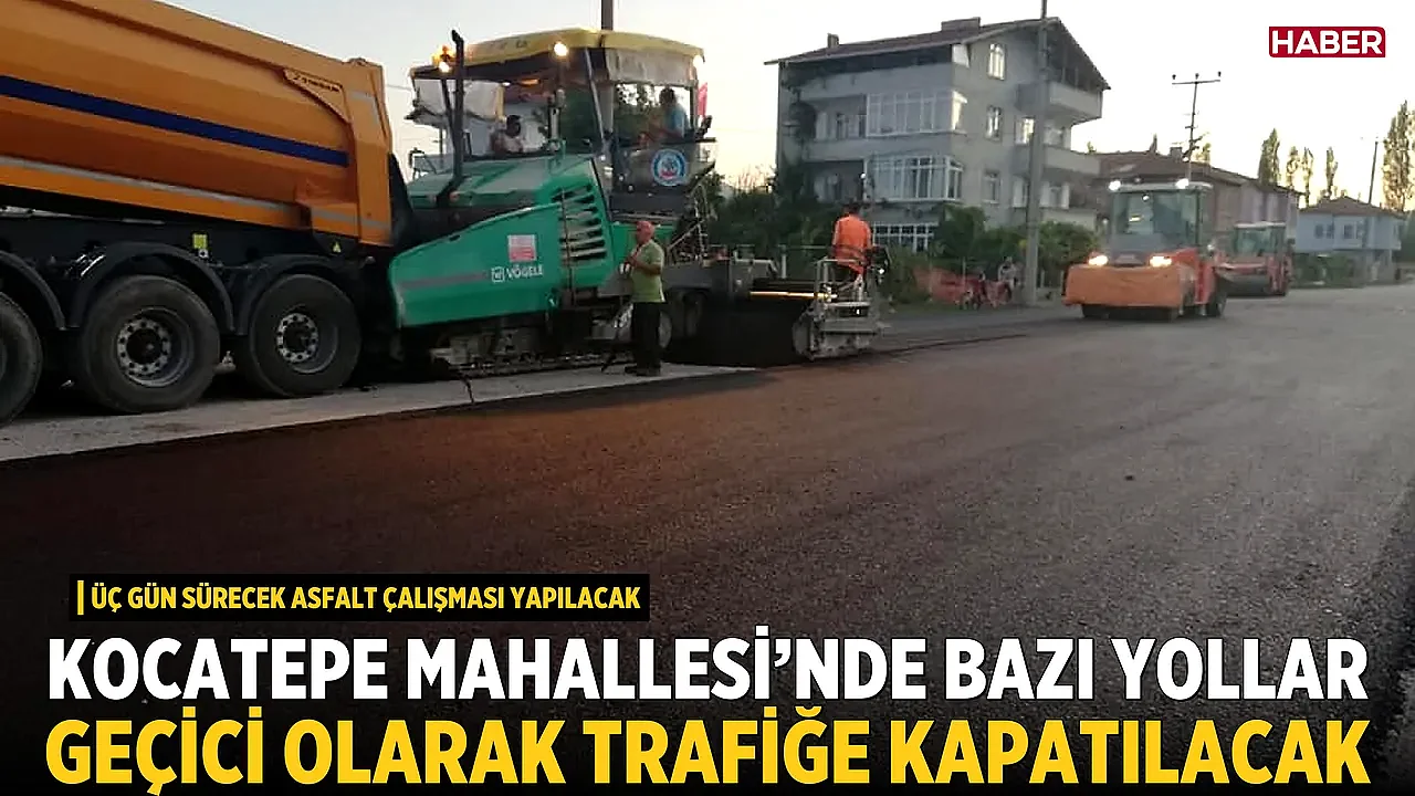 Afyonkarahisar'da bazı yollar geçici olarak trafiğe kapatılacak