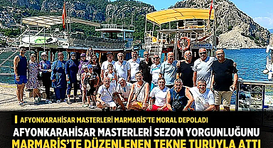 Afyonkarahisar Masterleri Marmaris’te moral depoladı
