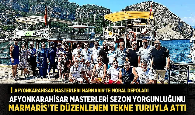 Afyonkarahisar Masterleri Marmaris’te moral depoladı