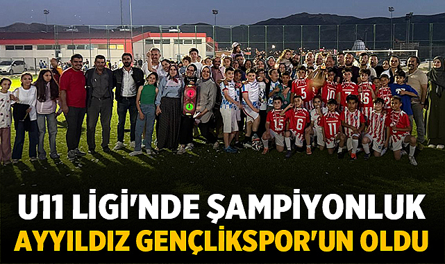 Afyonkarahisar U11 Ligi'nde şampiyonluk Ayyıldız Gençlikspor'un oldu