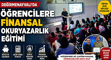 Değirmenayvalı’da Öğrencilere Finansal Okuryazarlık Eğitimi Verildi