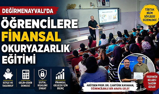 Değirmenayvalı’da Öğrencilere Finansal Okuryazarlık Eğitimi Verildi