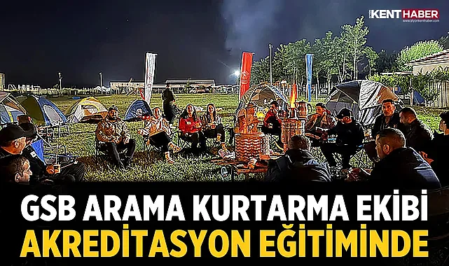 GSB arama kurtarma ekibi akreditasyon eğitiminde