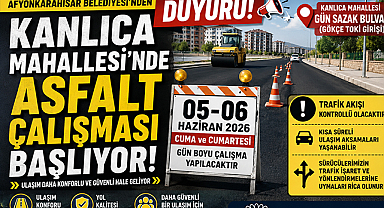 Kanlıca Mahallesi’nde Asfalt Çalışması Başlıyor