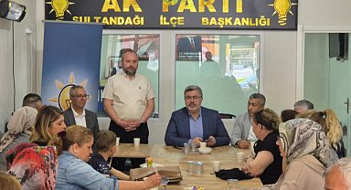 Özkaya Sultandağı'nda Teşkilatla Buluştu