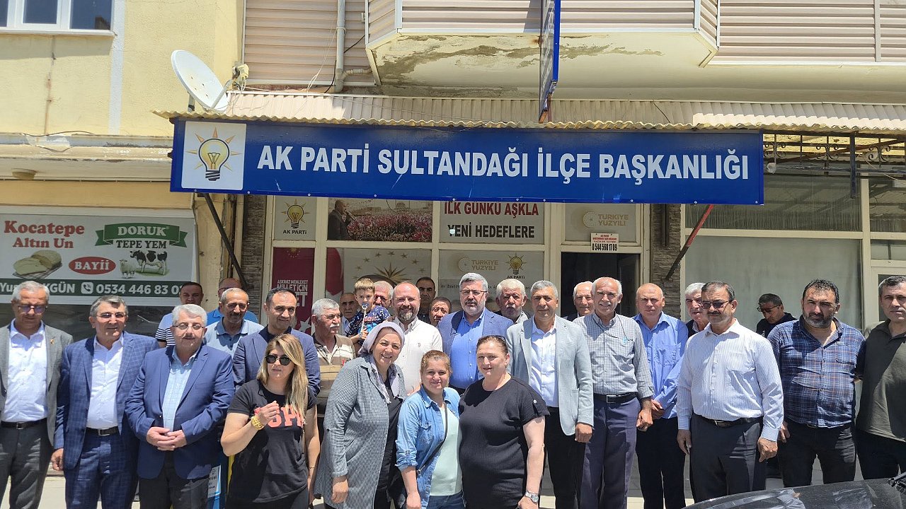 Özkaya Sultandağı'nda Teşkilatla Buluştu